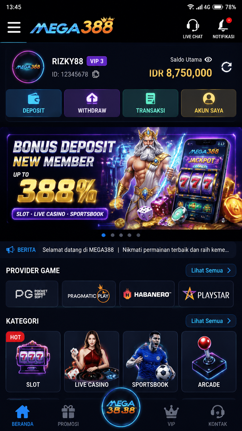Screenshot 3 mega388